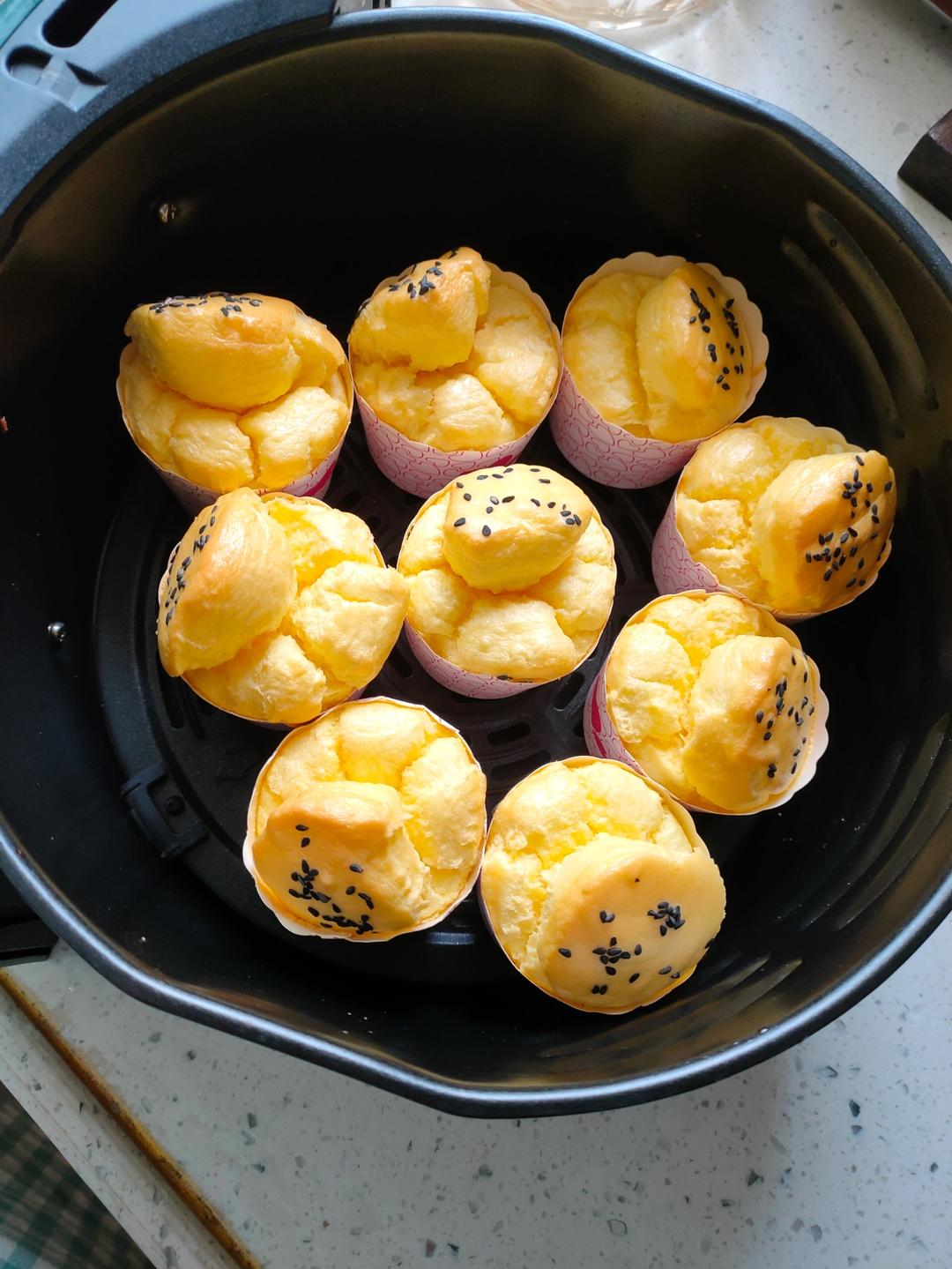 空气炸锅版纸杯蛋糕🎂