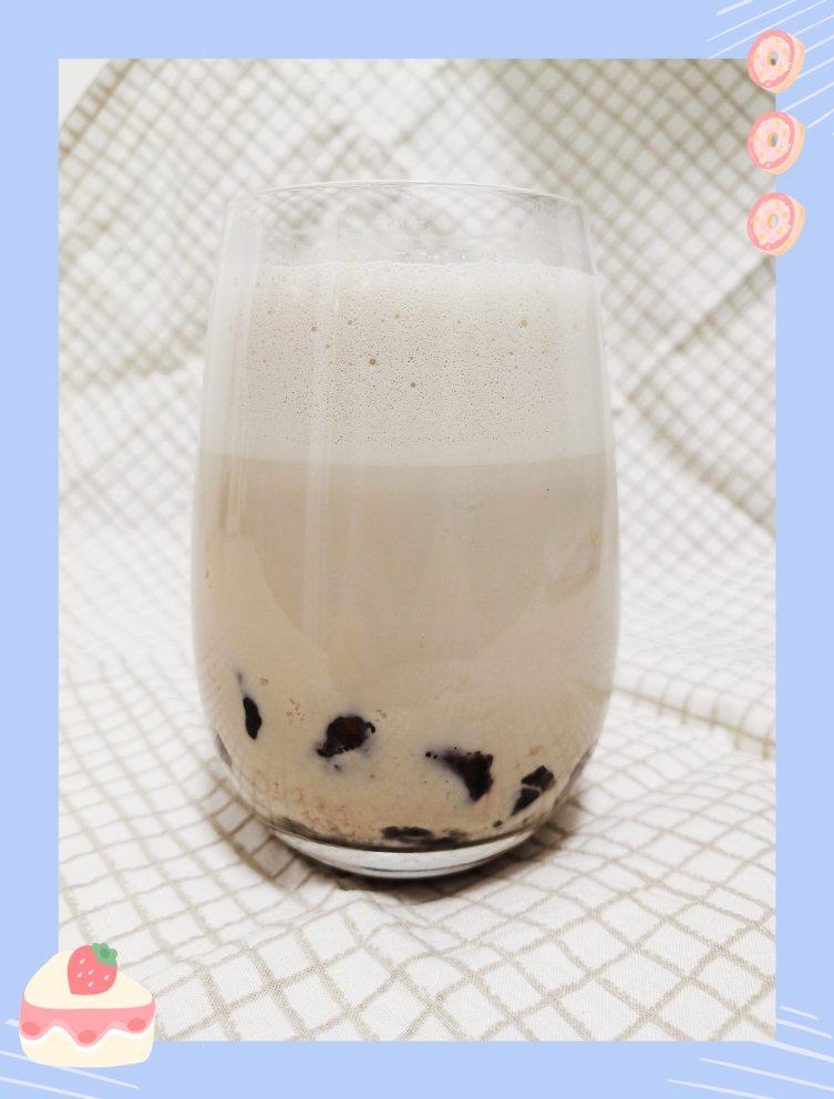阿氏奶茶铺子：珍珠+野米+仙草+奶盖【曼食慢语】