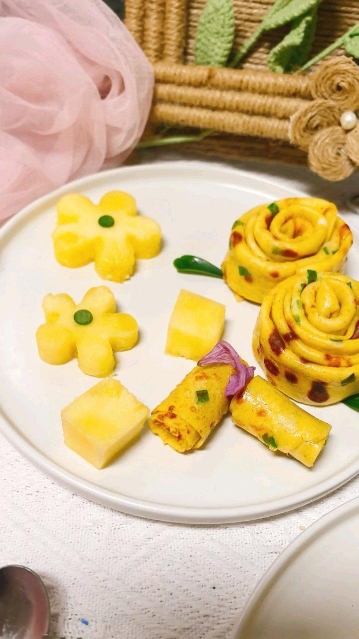 月亮代表我的心菠萝摆盘