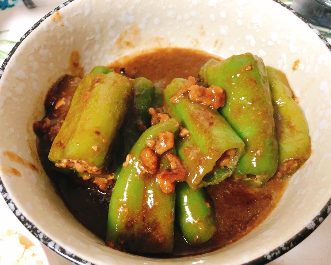 销魂青椒酿肉【超级下饭】