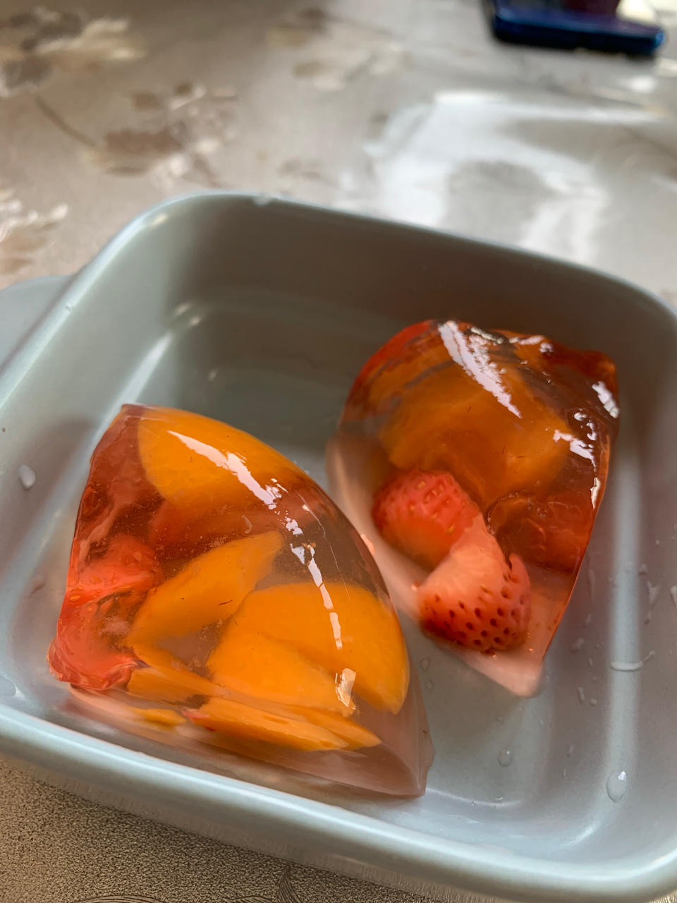 自制无添加火龙果果冻