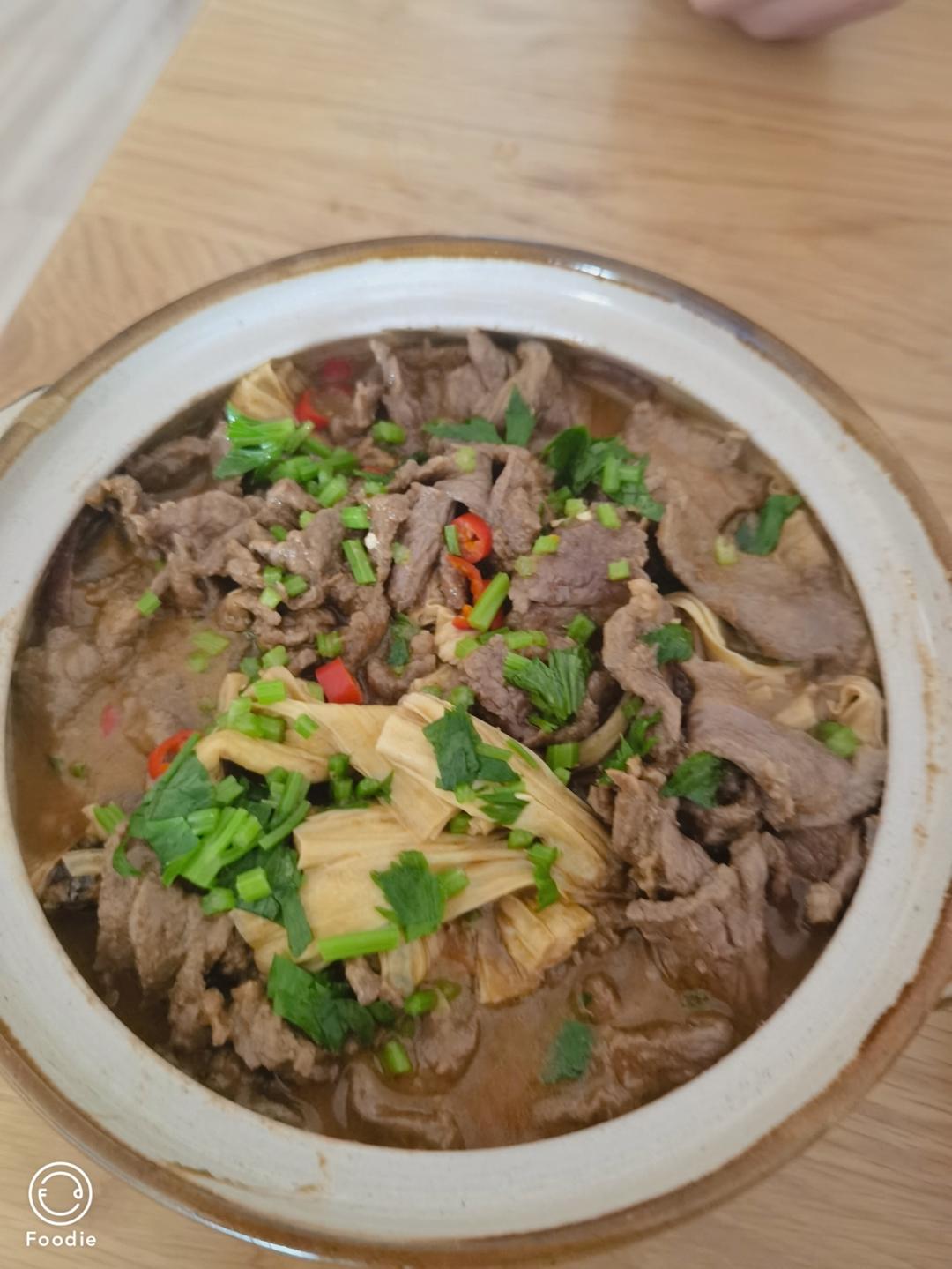 沙茶牛肉煲(潮汕味道)