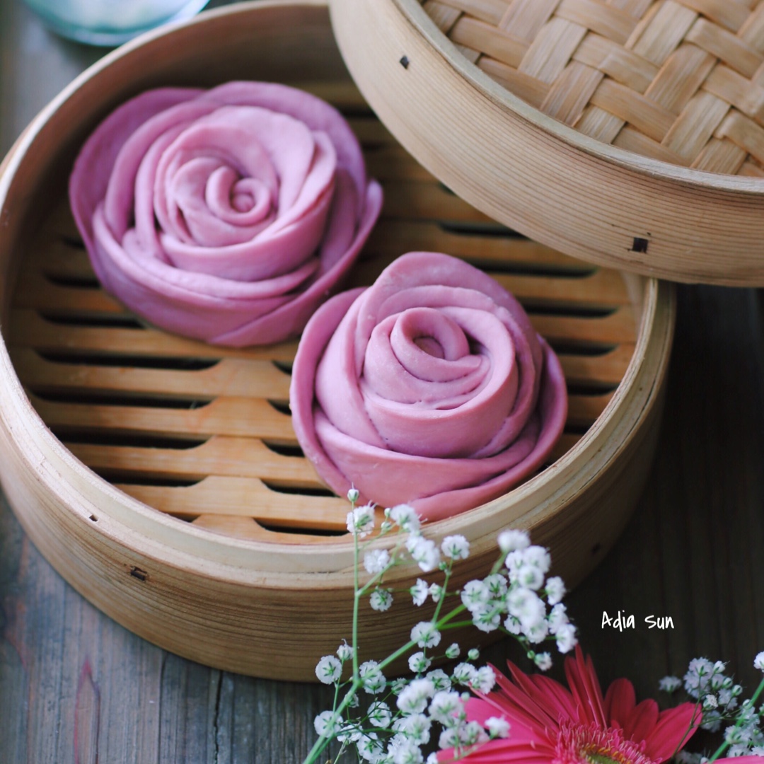 玫瑰花馒头