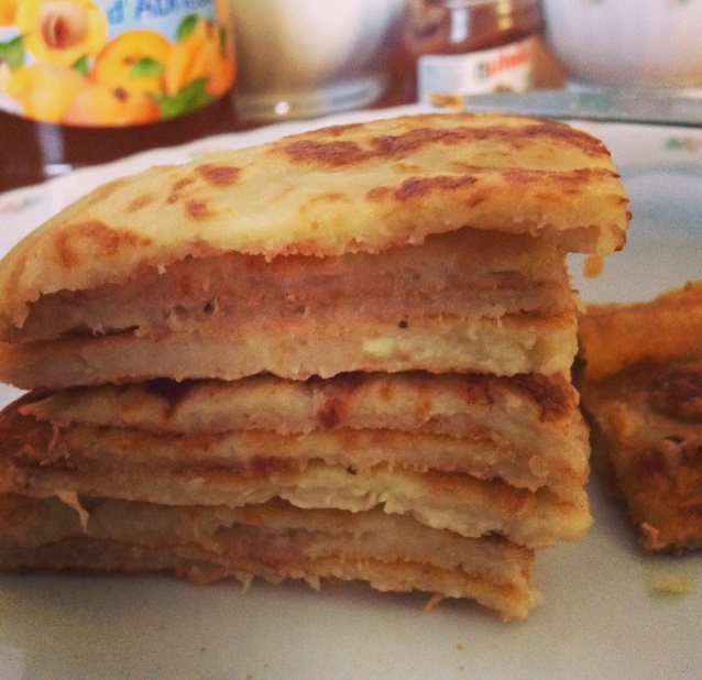 蜂蜜香蕉煎饼