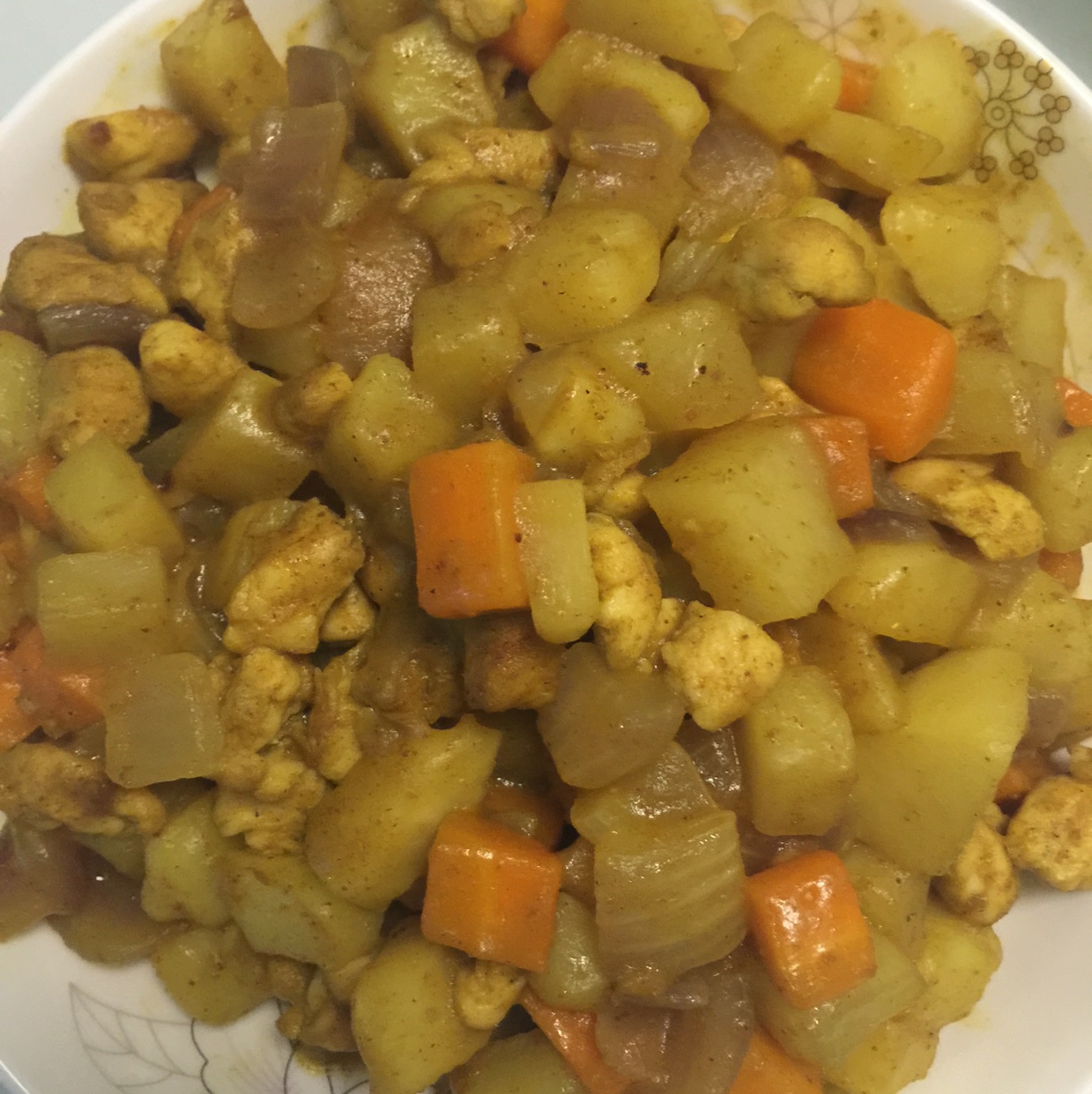 咖喱土豆鸡肉
