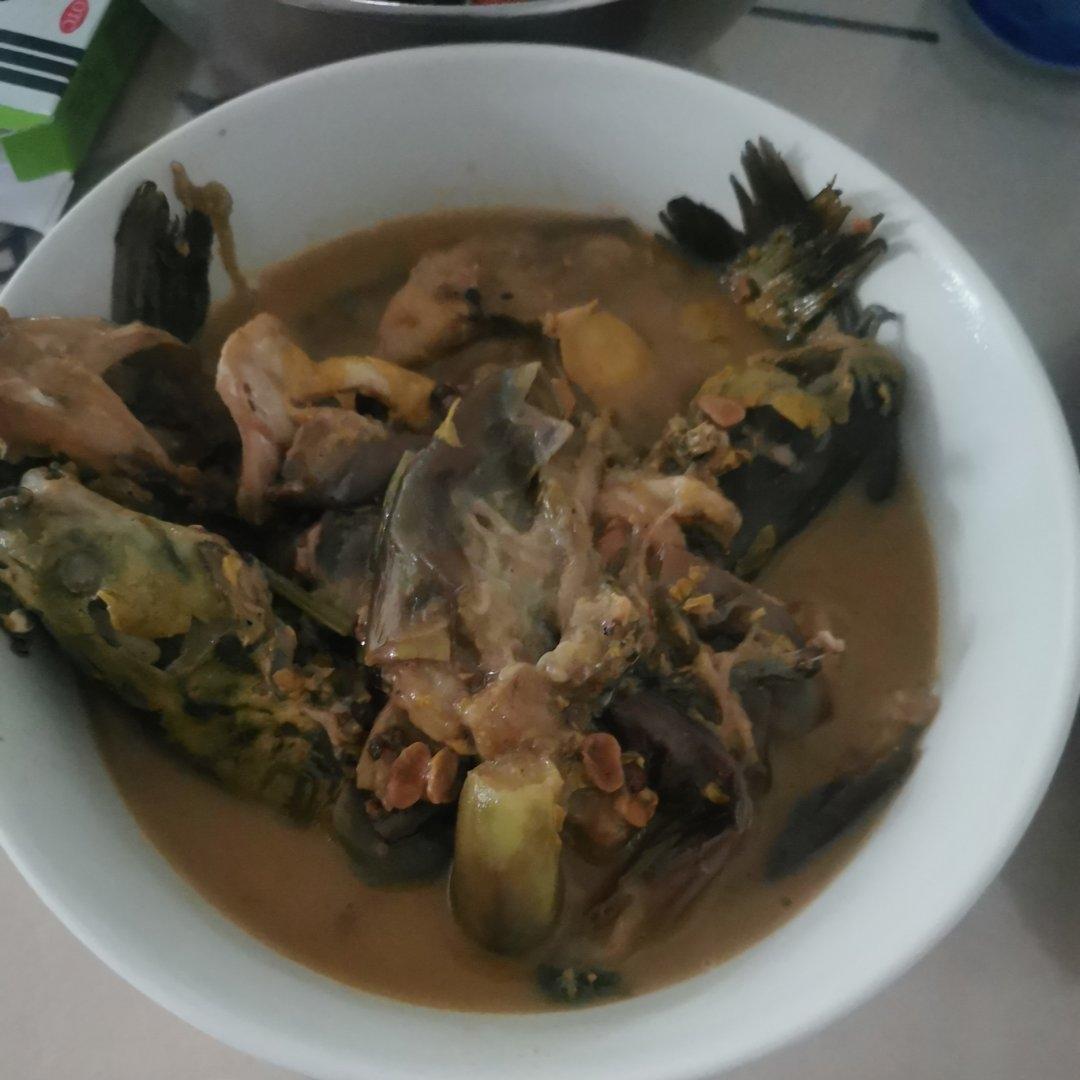 东北名菜，嘎牙鱼炖茄子