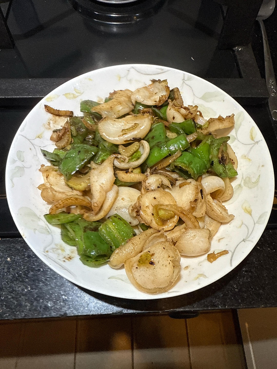 青椒炒鲍鱼