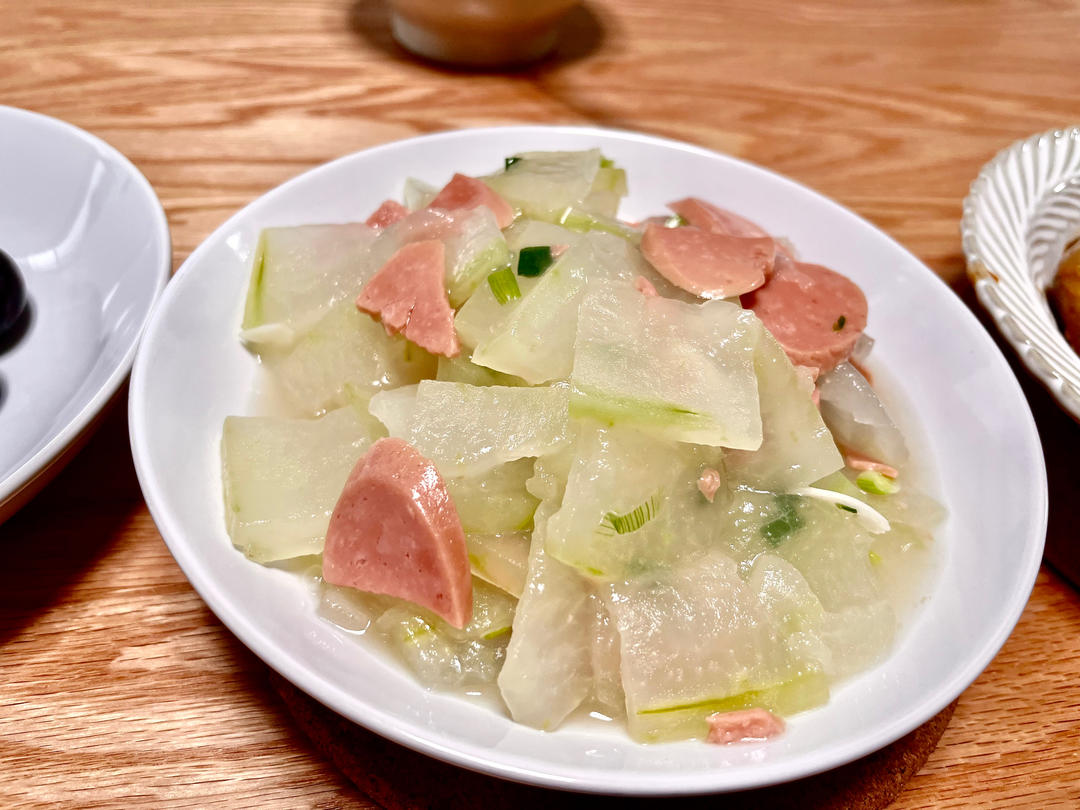 冬瓜炒火腿肠