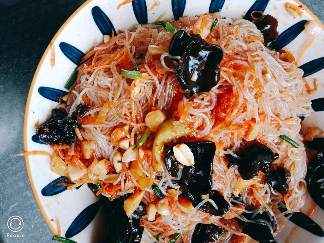 粉丝的逆天吃法❗️酸辣开胃的雪碧拌粉丝