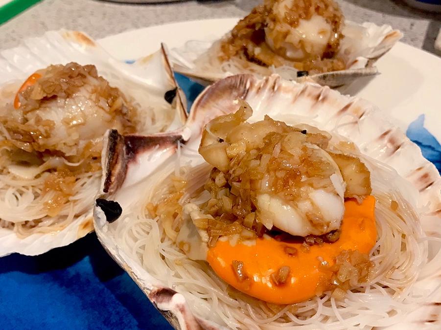 蒜蓉粉丝蒸扇贝