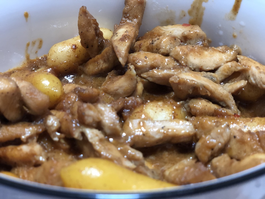 韩式鸡肉炒年糕