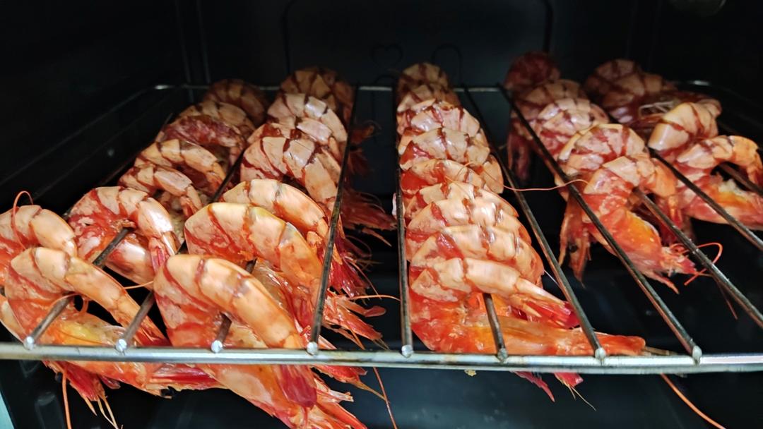 佐酒必备易于保存的干烤霸气黑虎虾