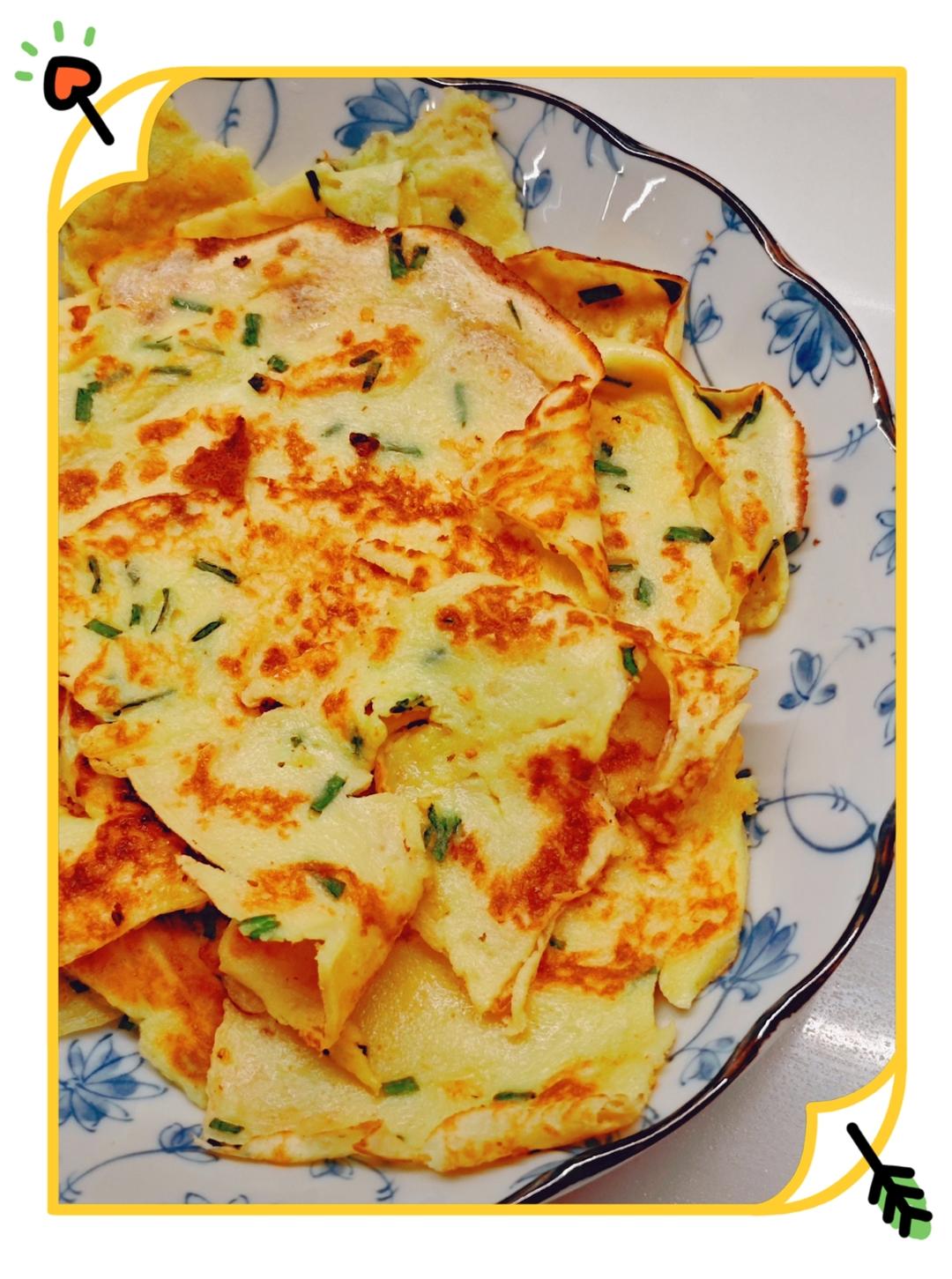 鸡蛋葱油饼的做法