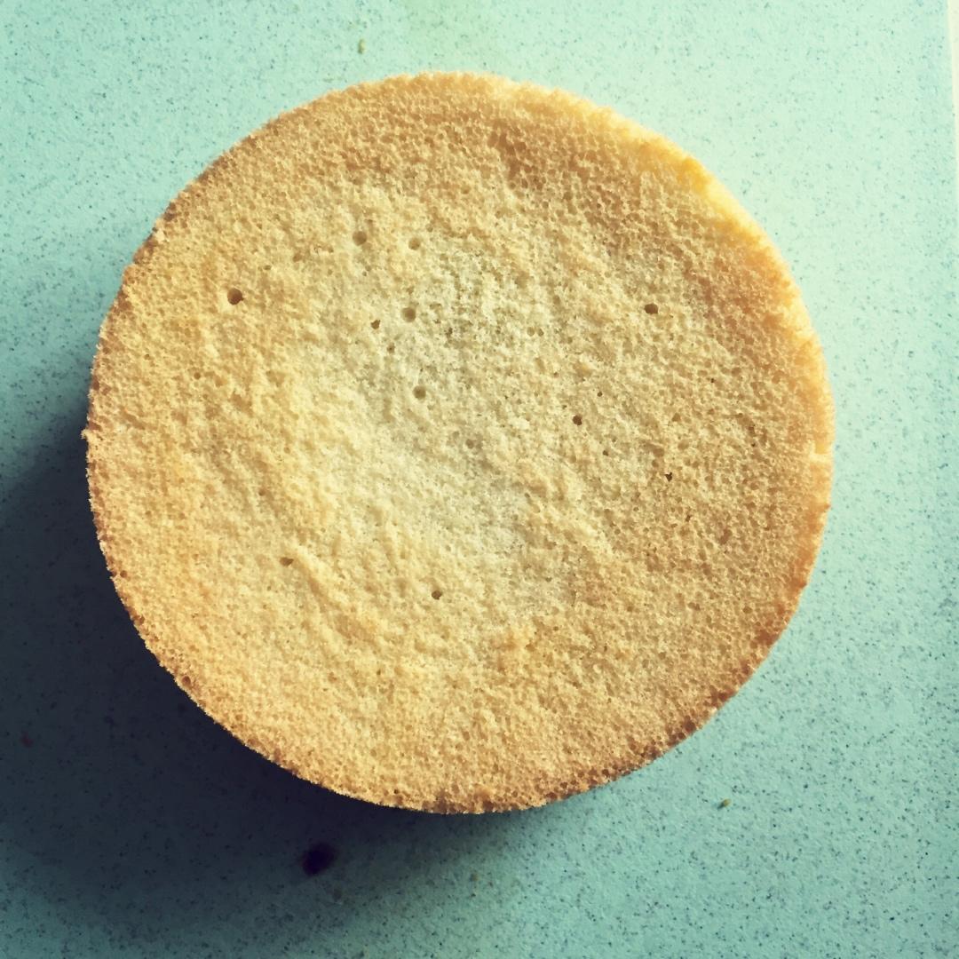 6寸原味戚风蛋糕