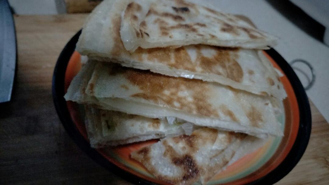 饺子皮葱油饼/手抓饼【饺子皮再利用