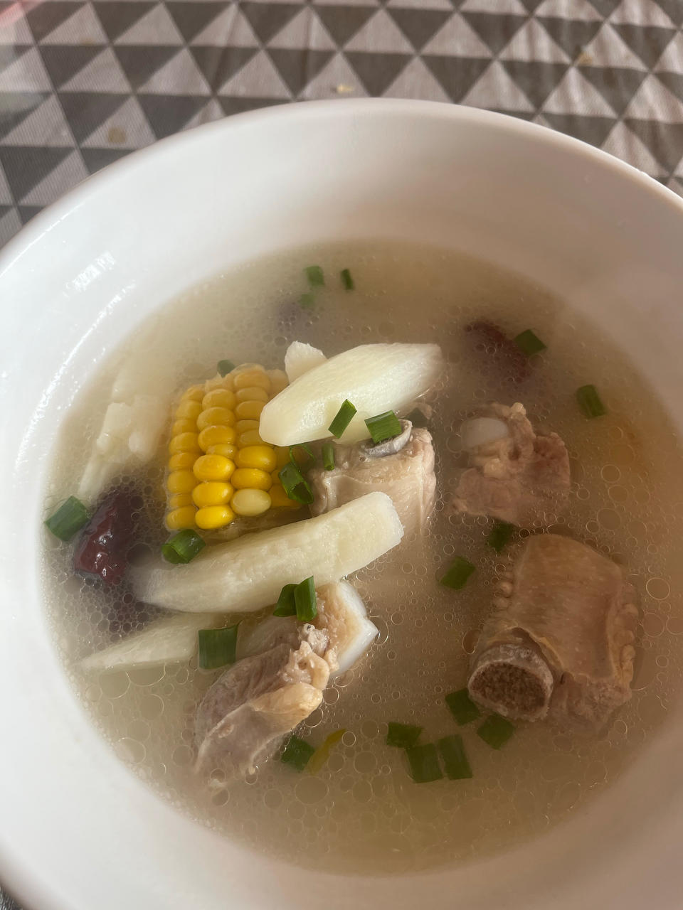 连吃三碗的玉米山药排骨汤