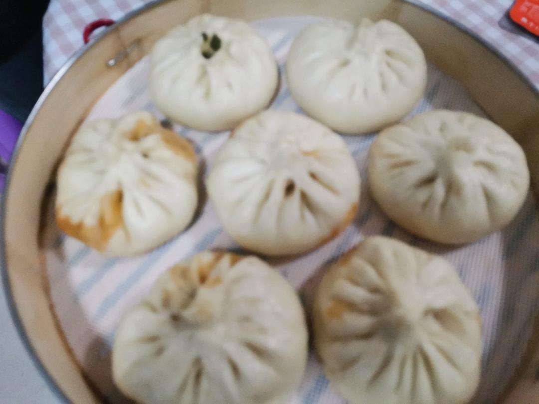 一口吃到很多肉的酱肉包