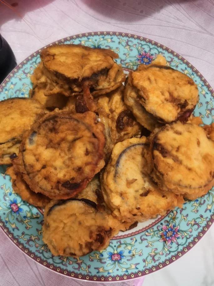 酥炸茄盒￨外酥里嫩