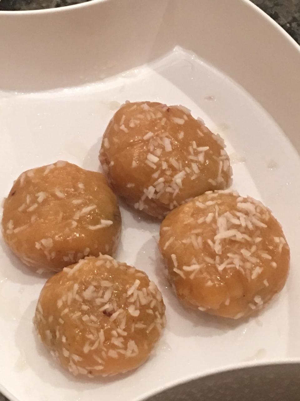 芝香柿子糯米饼——秋日时令小饼