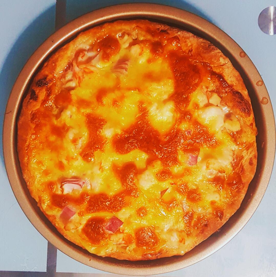 酥脆薄底香浓芝士～夏威夷风情披萨🍕来袭（9寸）