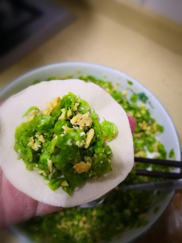 榆钱馅饺子
