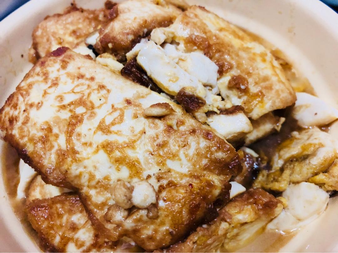 鸡蛋煎豆腐