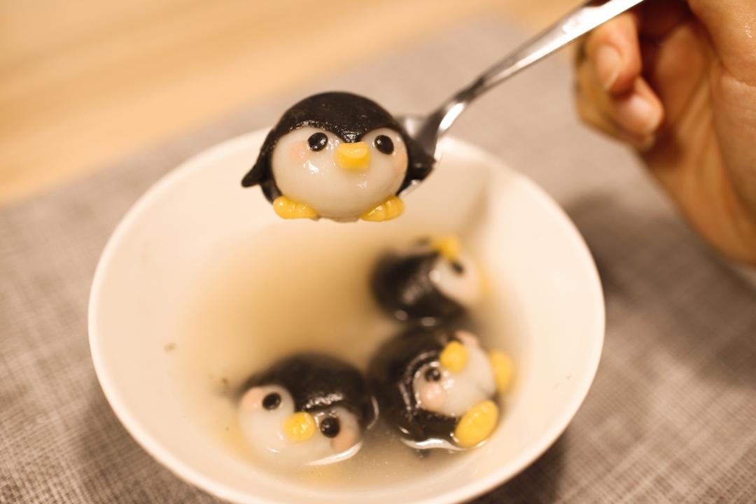 在家都可以做的卡通汤圆
