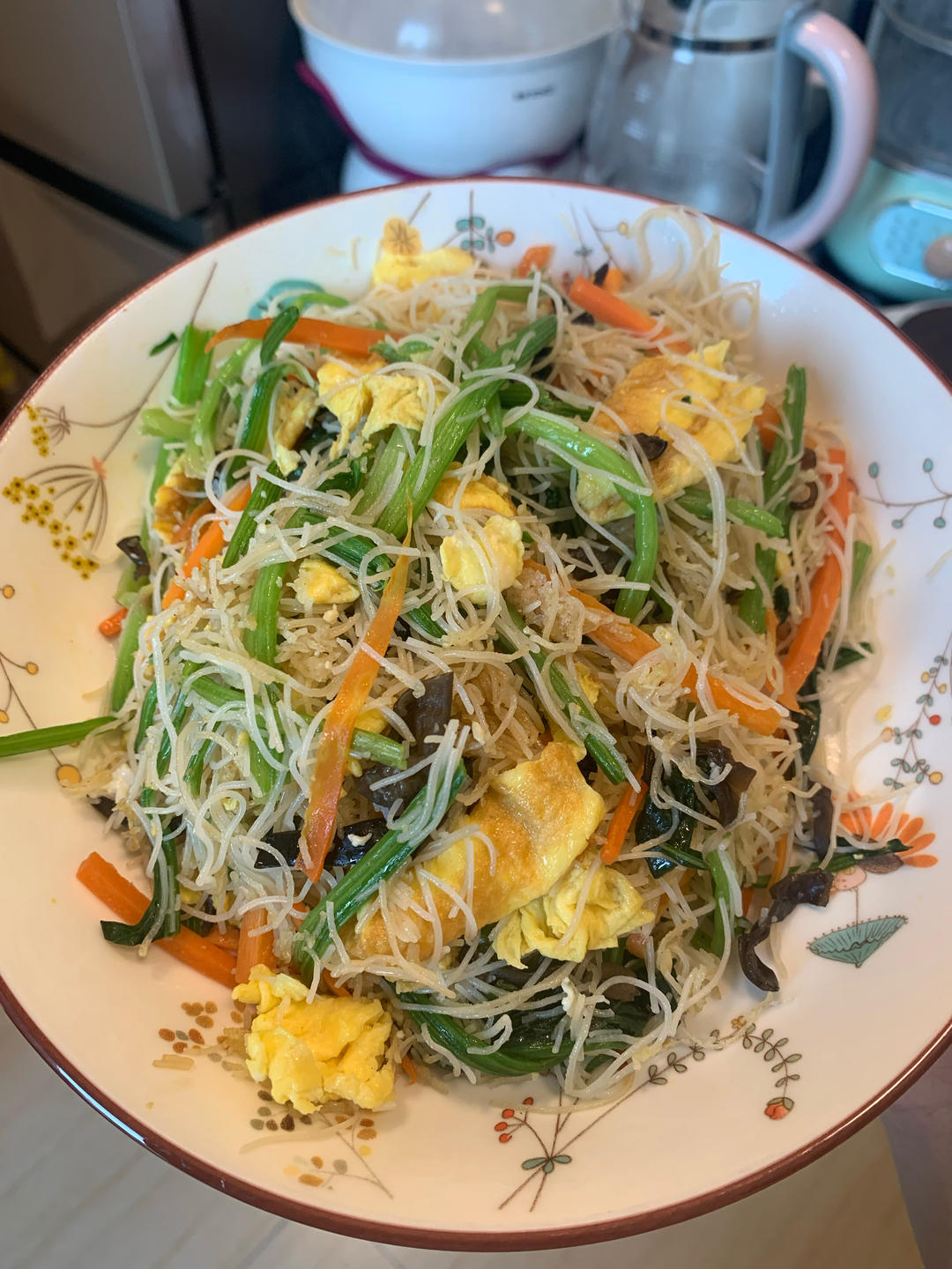 减脂菜～凉拌菠菜粉丝