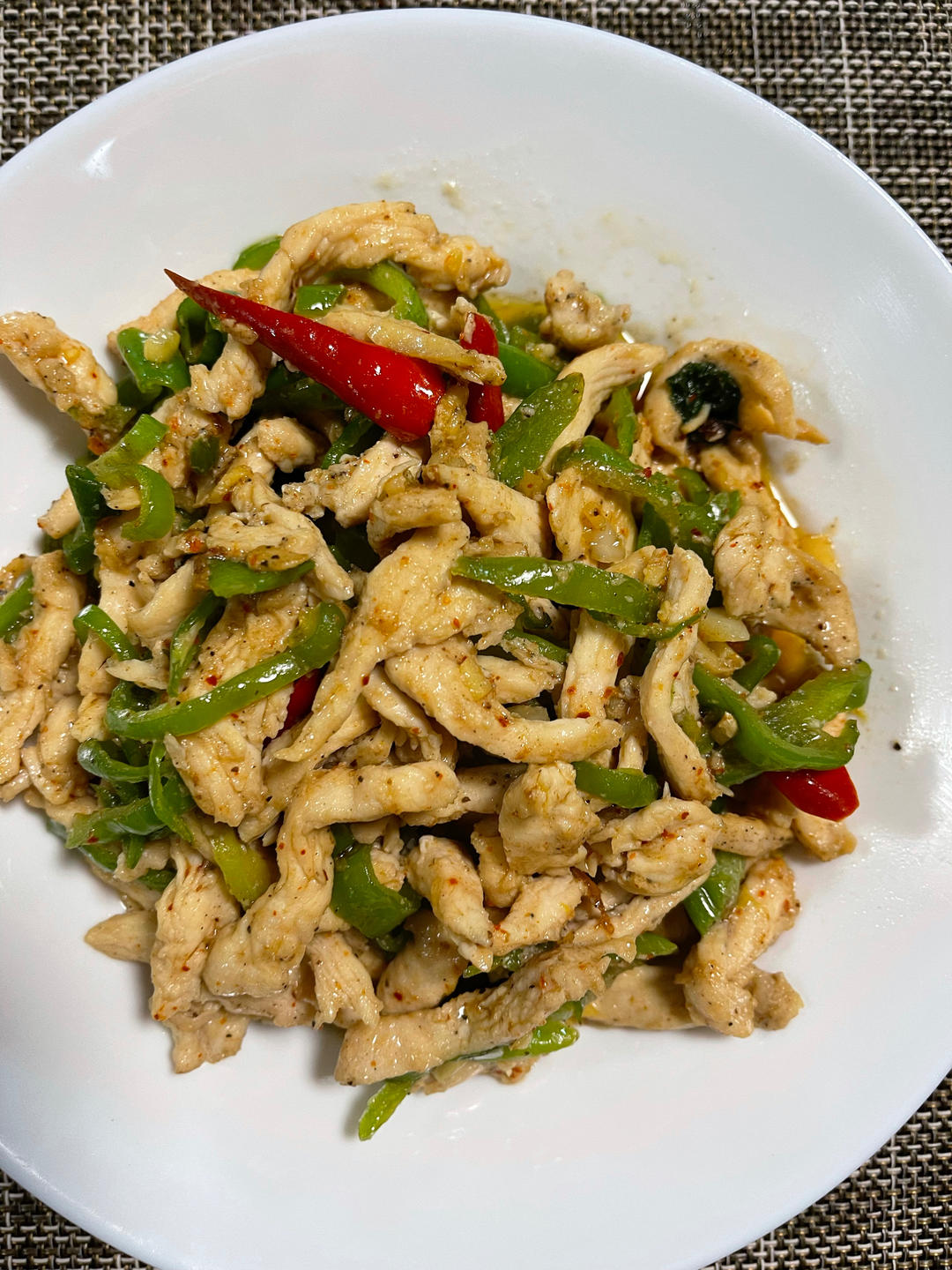 辣炒鸡胸肉，快手菜超下饭