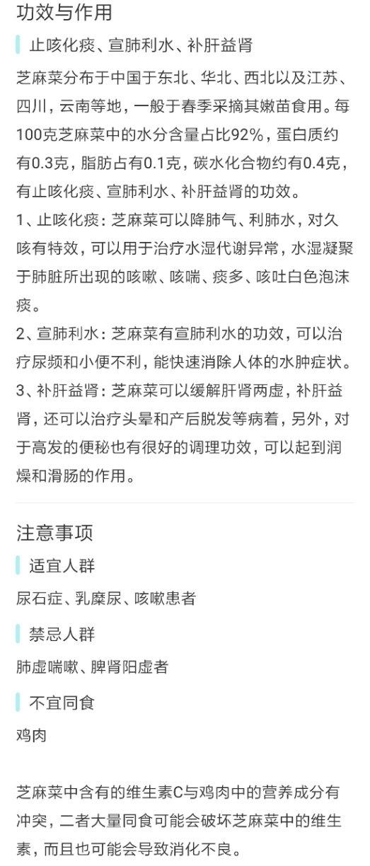 凉拌芝麻菜