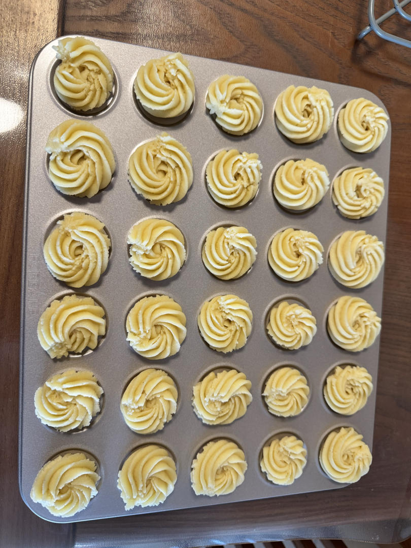 零失败花纹超级立体的黄油曲奇