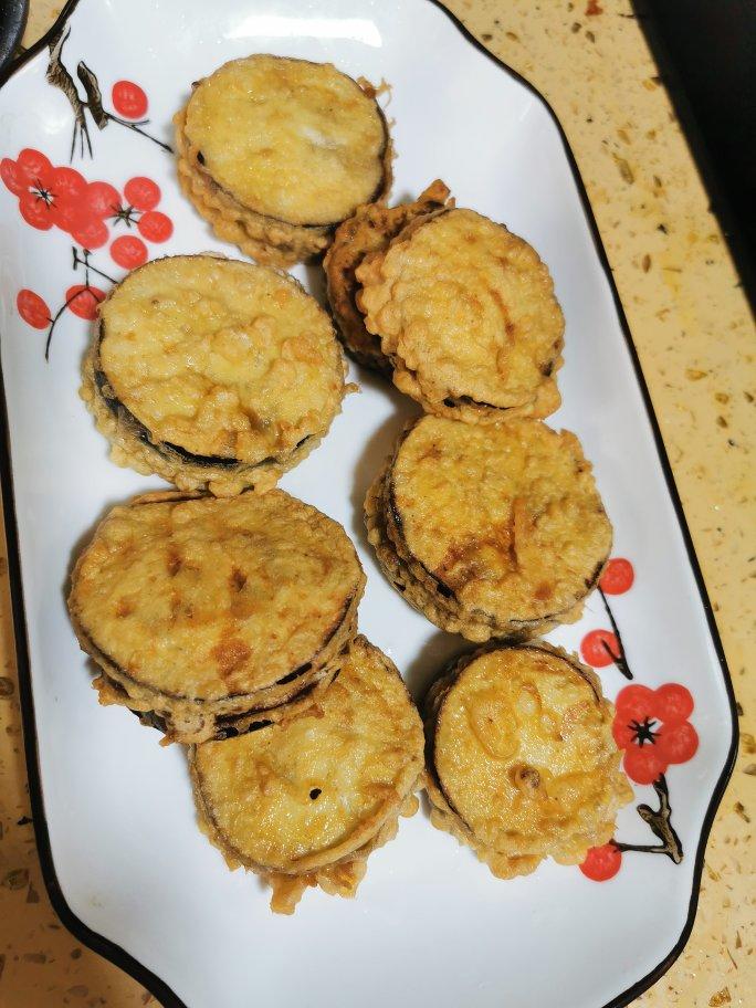 酥炸茄盒￨外酥里嫩
