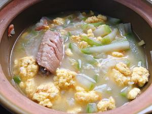 🌸砂锅一锅熟🌸宝宝快手菜🌟海米蛋香节瓜煲🌟的做法 步骤11