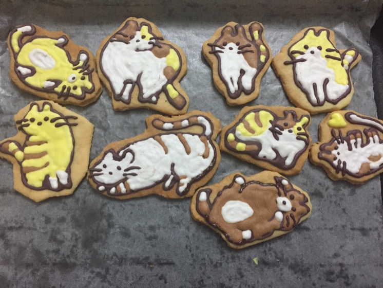 猫咪的卖萌生活--可爱的喵星人糖霜饼干