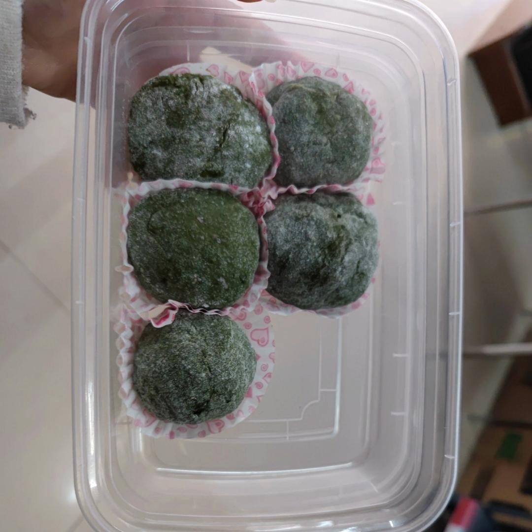 无需烤箱❗️软糯香甜❗️抹茶蜜豆麻薯❗️