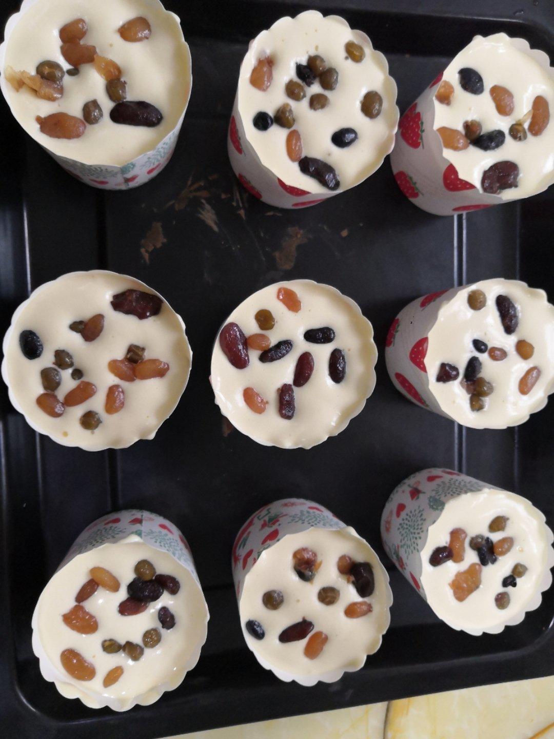 纸杯蛋糕 8寸戚风蛋糕的量