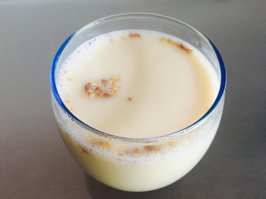 桂花蜂蜜豆浆