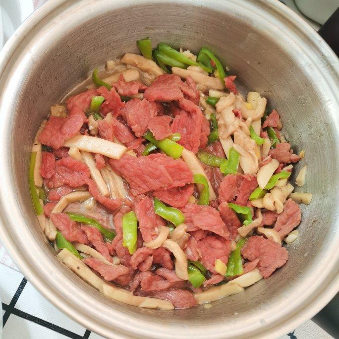 杏鲍菇炒牛柳