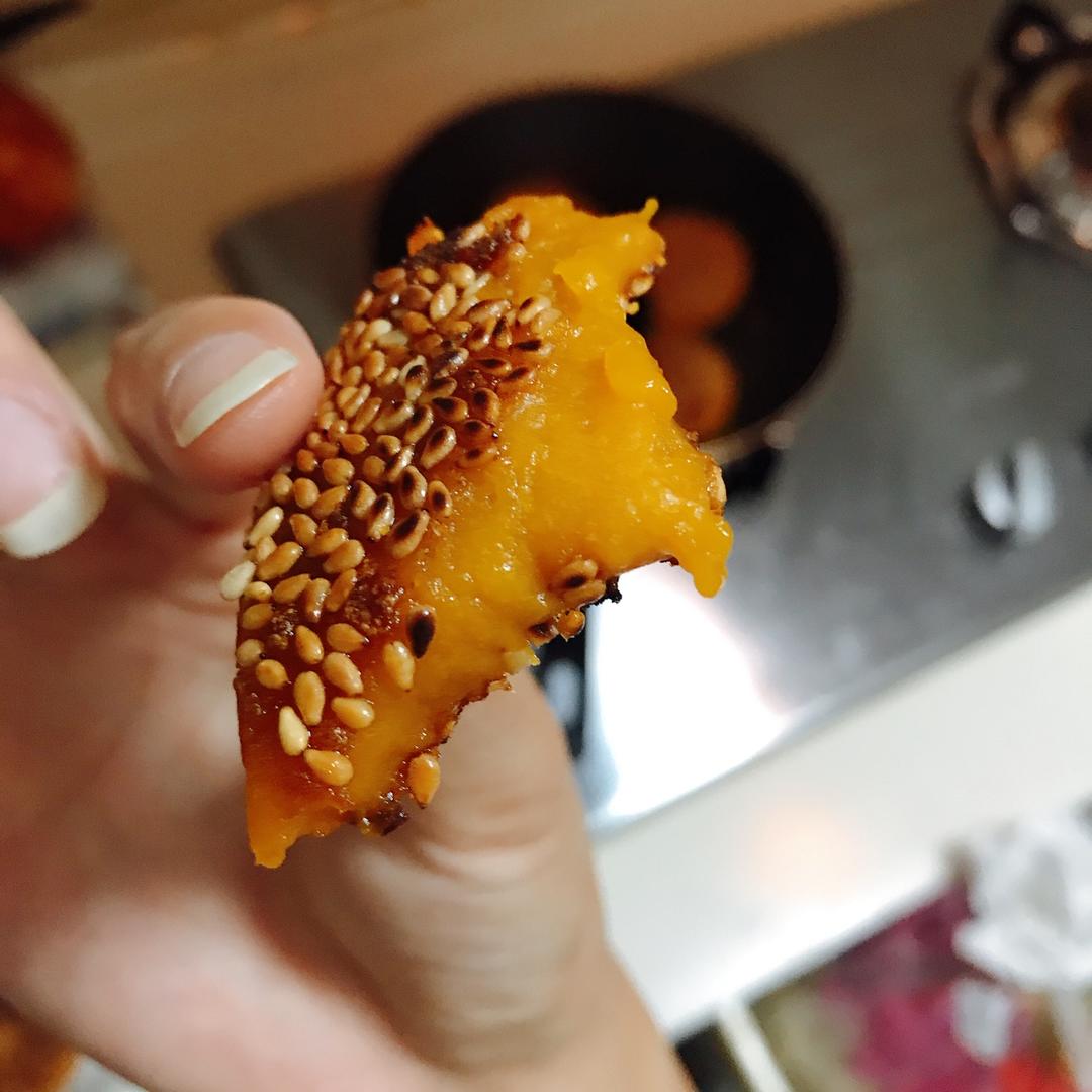 芝麻南瓜饼