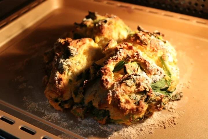 菠菜南瓜奶酪丹波面包丨健康·烘焙