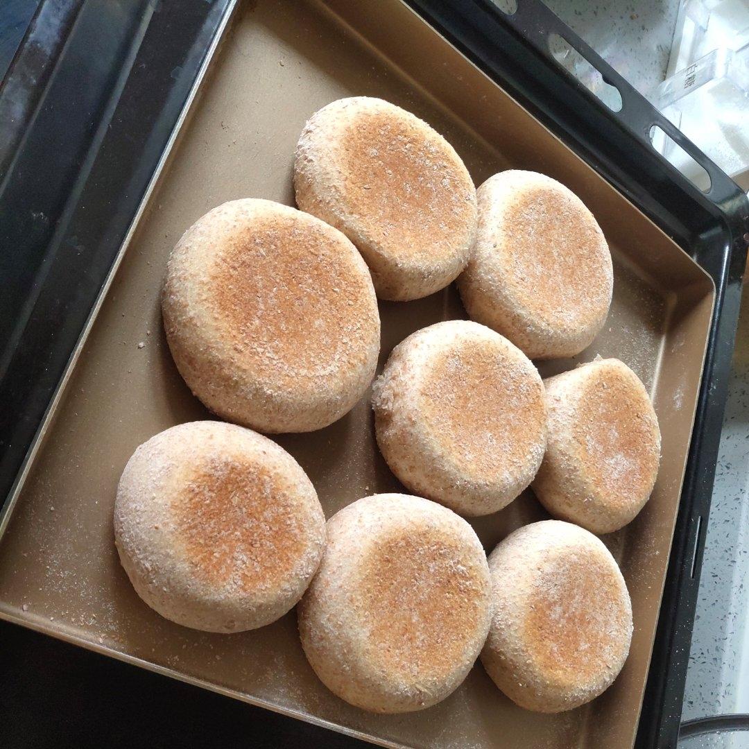 全麦英式麦芬｜无油无糖