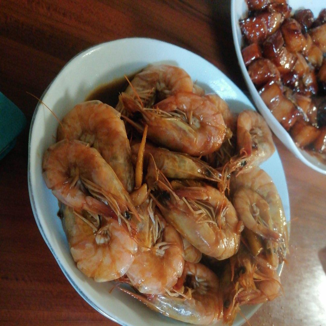 家庭版油焖大虾