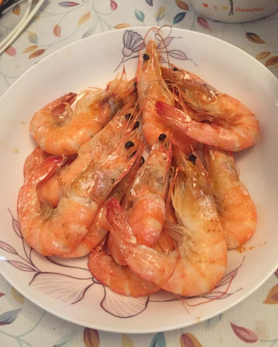 盐烤虾