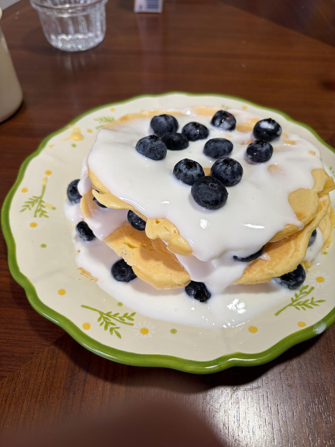 一口平底锅就能做的高颜值圣诞松饼塔