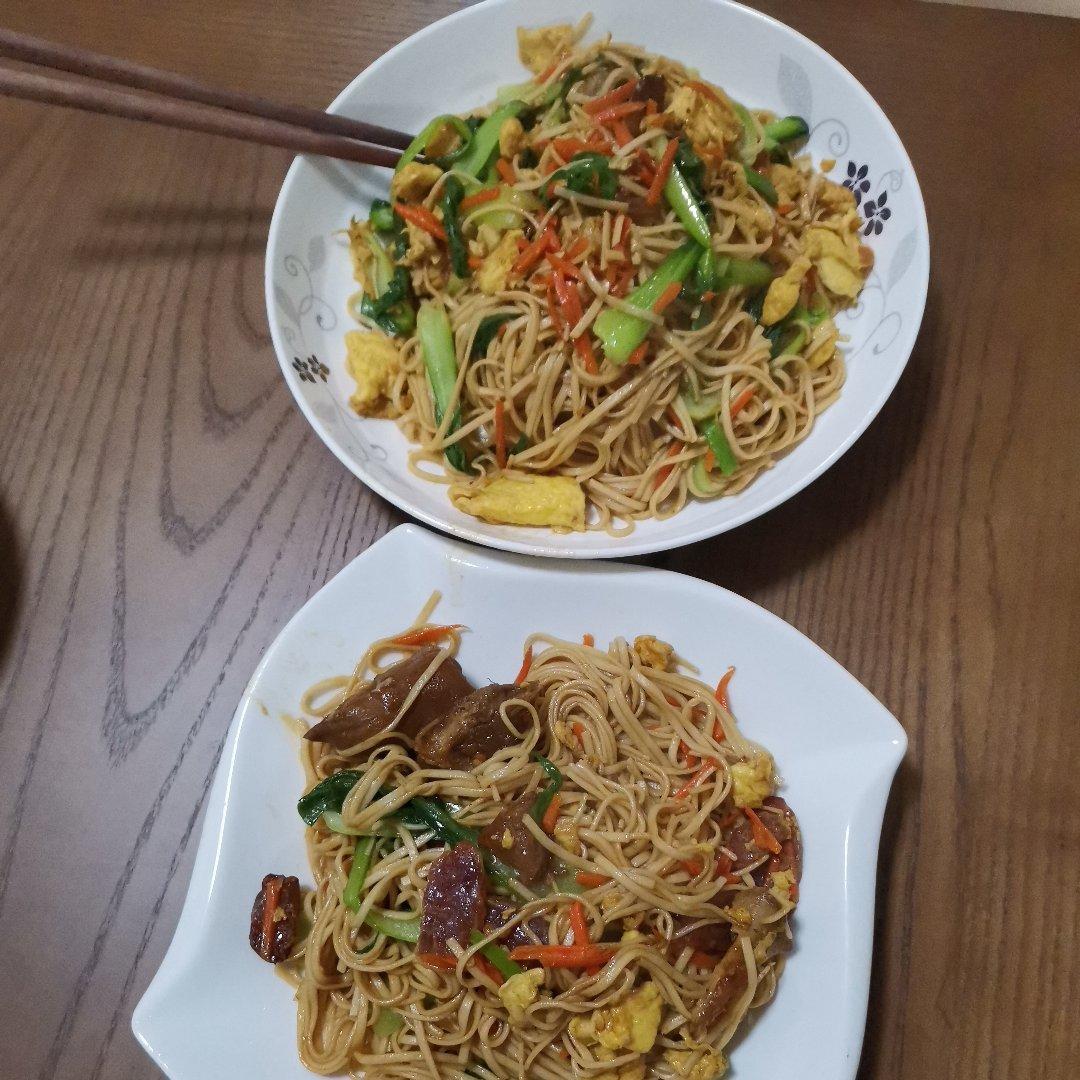 简易美味炒面（挂面）