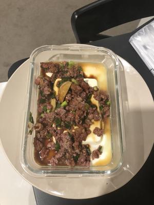 抖音网红蒸肉末鸡蛋豆腐的做法 步骤6