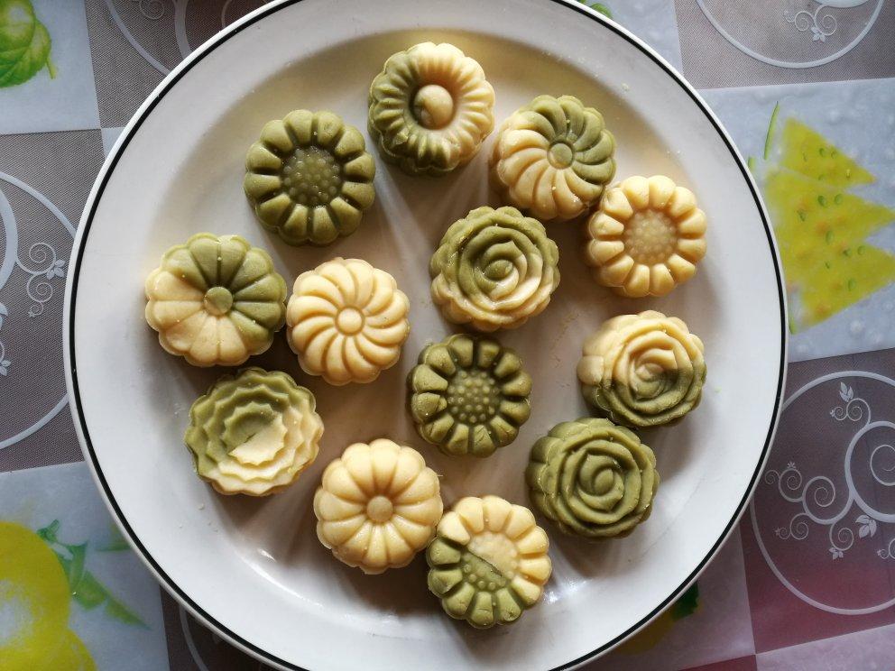 奶香绿豆糕