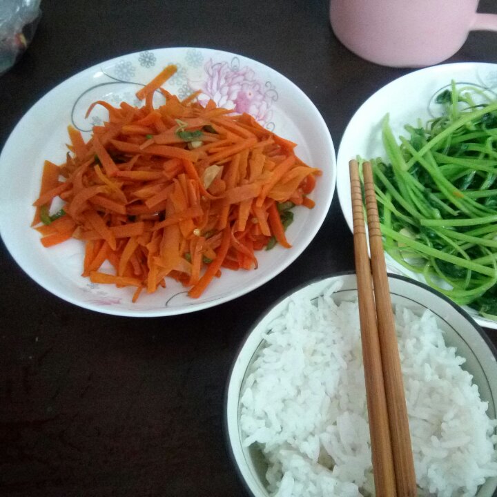 清炒胡萝卜