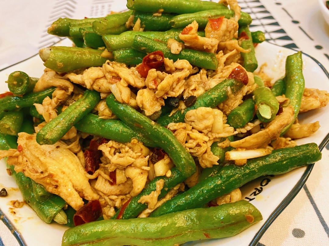 家常四季豆炒肉