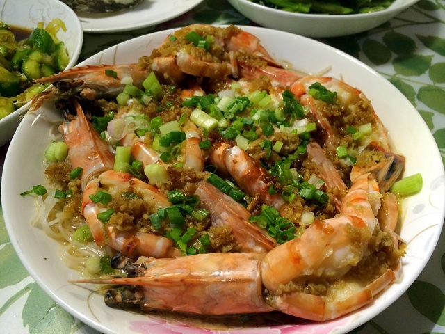 蒜蓉粉丝蒸虾